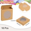 Unique Bargains Bakery Candy Jewelry Soap Display Kraft Mini Gift Boxes 16 Pcs - 2 of 4