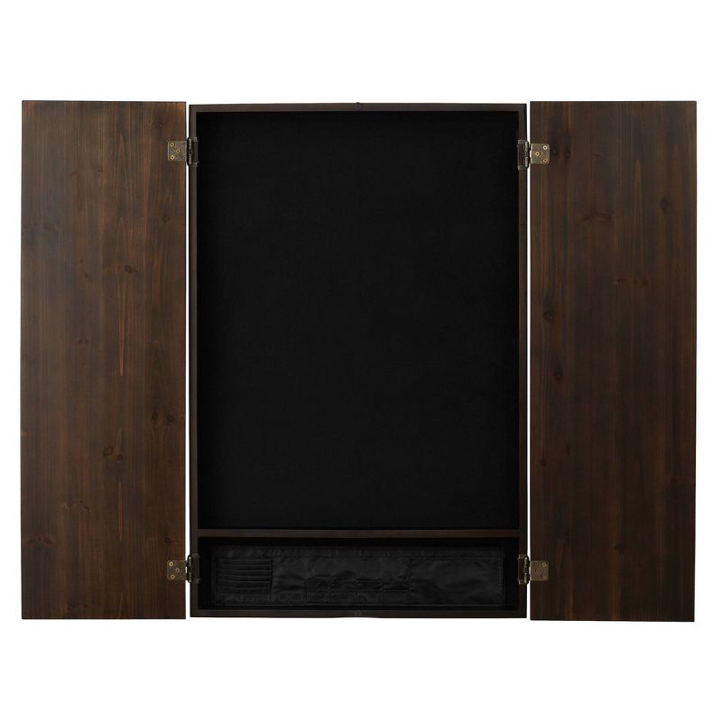 Viper Metropolitan Espresso Soft Tip Dartboard Cabinet, 1 of 9