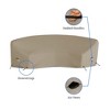 Covers&All Curved Outdoor Couch Cover, 1000D Waterproof, UV-Resistant Patio Furniture Cover - 4 of 4