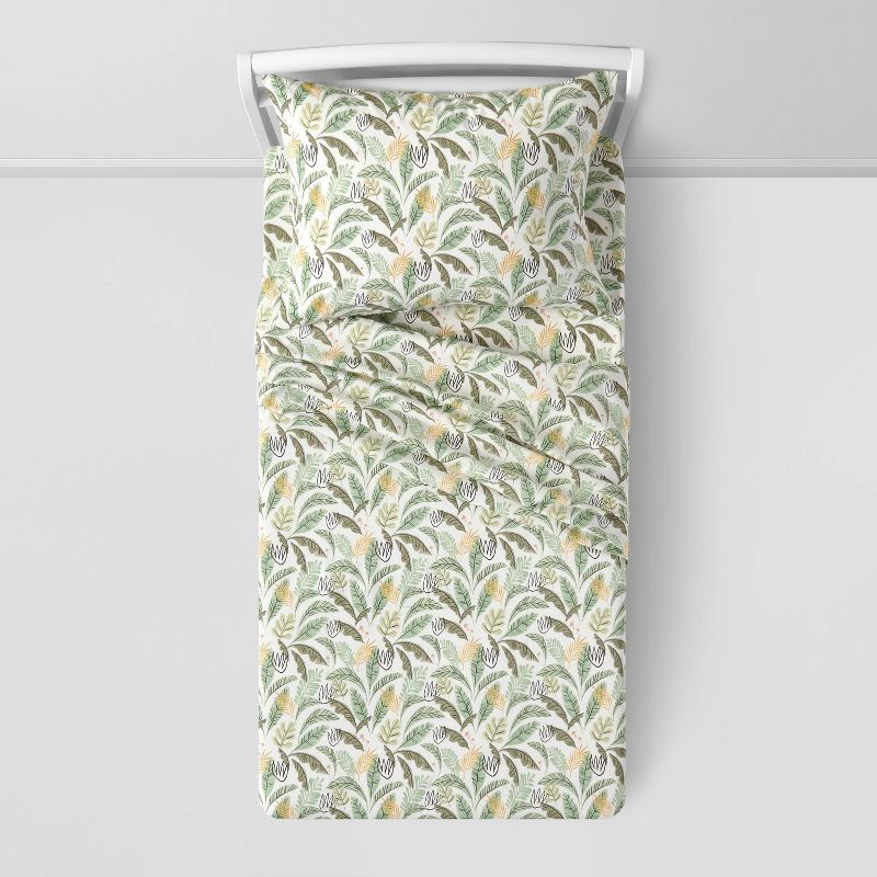 Botanical Cotton Kids' Sheet Set - Pillowfort™, 2 of 6