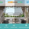 10x12ft Grill Gazebo, Galvanized Steel Canopy, with Mosquito Netting and Curtains for Patio and Backyard Use - Coolbibila - 2 of 4