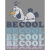 Juniors Womens Frozen 2 Olaf Be Cool Cowl Neck Sweatshirt - 2 of 4