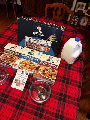 Oatmeal Squares Brown Sugar Breakfast Cereal - 14.5oz - Quaker Oats ...