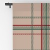 Emanuela Carratoni Tartan Theme On Pink 50" x 96" Single Panel Room Darkening Window Curtain - Deny Designs - 4 of 4