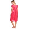 Casual Nights Women's Fancy Lace Neckline Silky Tricot Nightgown - 2 of 4