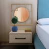 Howard Elliott 20"x20" Metal Framed Circular and Square Gold Wall Mirror: Modern Style, No Assembly, Wall Mount - 2 of 4