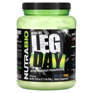 NutraBio Intra Fuel, Leg Day, New York Punch, 2.11 lb (958 g) - 1 of 4