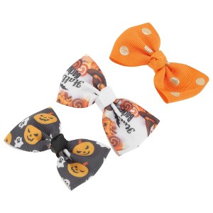 Unique Bargains Women's Halloween Print Duckbill Clip 3 Pcs - 1 of 4