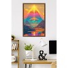 Trends International Ray Heere - UFO Pyramid 1 Framed Wall Poster Prints - 2 of 4