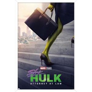 Trends International Marvel She-Hulk: Attorney At Law - Teaser One Sheet Framed Wall Poster Prints - 1 of 4