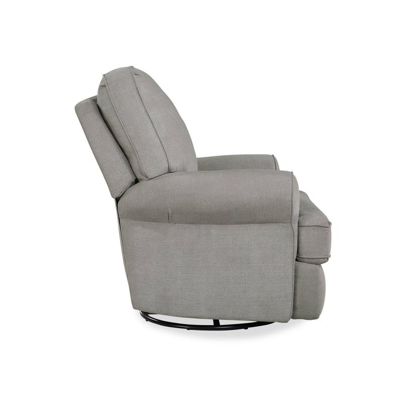 Baby Relax Etta Swivel Glider Recliner Chair Nursery Furniture, 2 of 12