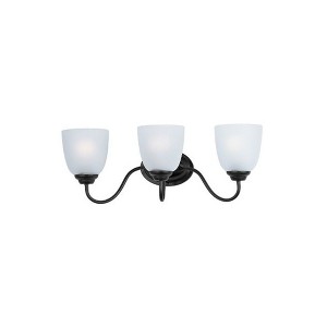 Maxim Lighting Stefan 3 - Light Vanity in  Black - 1 of 2
