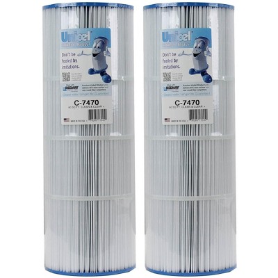 Unicel C-7470 80 Sq Ft Media Replacement Pool Filter Cartridge with 170 Pleats, Compatible with Pentair Pool Products, Pac Fab, & Waterway