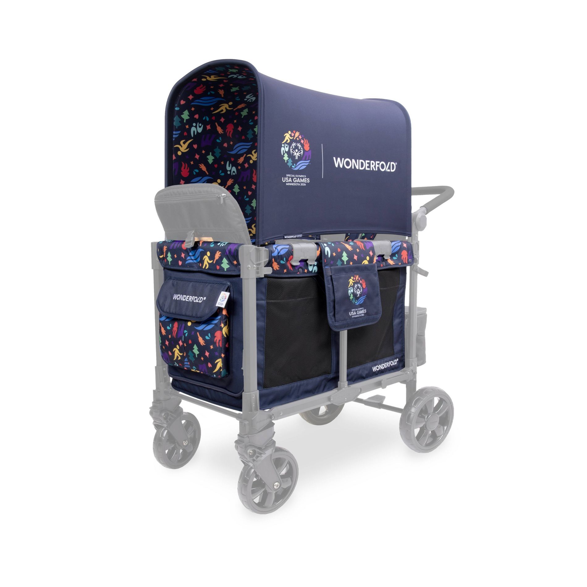 WONDERFOLD Conversion Kit for W2 Elite Double Seater Stroller Wagon 2026 Special - Olympics