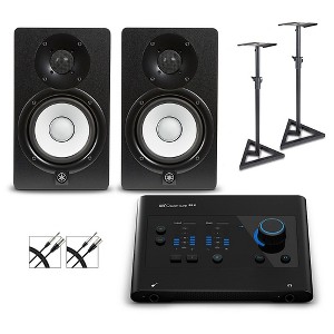 PreSonus Quantum ES4 Audio Interface with Yamaha HS Series Studio Monitor Pair (Cables & Stands Included) HS5 - 1 of 4