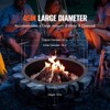 VEVOR Fire Pit Ring, 45-Inch Outer/39-Inch Inner Diameter, 10inch Height Fire Pit Insert, for Outdoor Camping, Bonfires, Black - 4 of 4