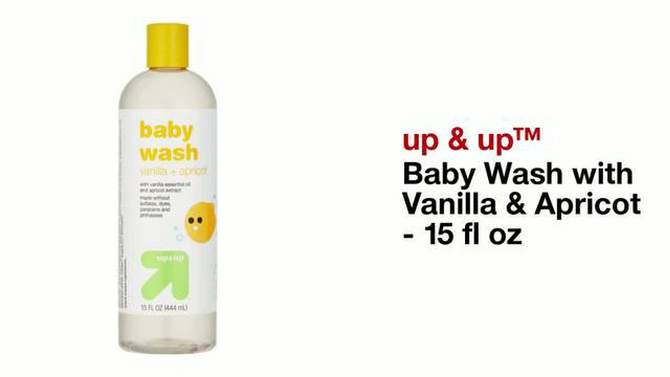 Baby Wash with Vanilla &#38; Apricot - 15 fl oz - up &#38; up&#8482;, 2 of 5, play video