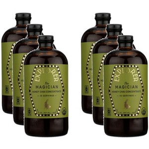 Explorer Cold Brew Tea Chai Concentrate The Magician - Pack of 6 - 32 fo - 1 of 2