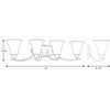Progress Lighting Joy Collection 4-Light Bath Fixture, Antique Bronze, Etched Glass Shade - 2 of 3