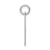 Black Bow Jewelry Sterling Silver Madison Collection LG Classic Script Initial W Pendant - 2 of 4