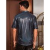 INSPIRE CHIC Men's Button Down Short Sleeve Party 70s Disco Costume Shirt - 3 of 4