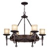 Livex Lighting Cape May 6 - Light Chandelier in  Olde Bronze - 4 of 4
