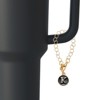 Unique Bargains Heart Shape Identification Handle Letter Charm Accessories Black 1 Pc - 4 of 4