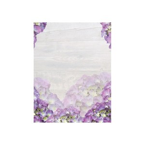 Great Papers Hydrangea Bouquet Letterhead Multicolor 50/Pack (2023068) - 1 of 1