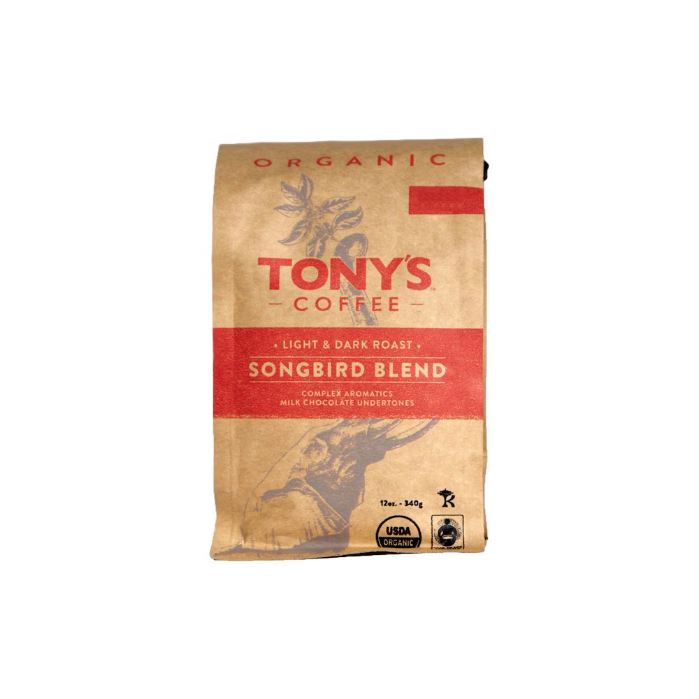 Photos - Coffee Tony's  Songbird Blend Whole Bean Light Roast  - 12oz