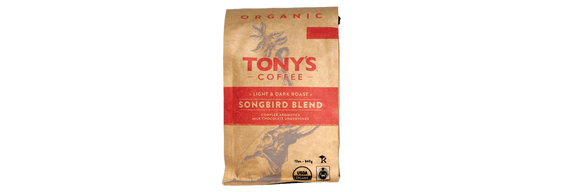 Tony's Coffee Songbird Blend Whole Bean Light Roast Coffee - 12oz