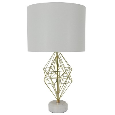 gold wire table lamp