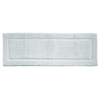 mDesign Soft Cotton Spa Mat Rug for Bathroom - 60" x 21"