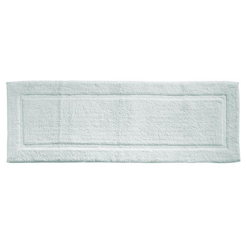 mDesign Bathroom 100% Cotton Rectangular Rug, Long Runner, 60" x 21", 1 of 9