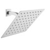 Kumasinova 8" Square High Pressure Shower Head,Utra Thin 304 Stainless Steel Wall-Mounted Showerhead with Self-Clean Nozzles,2.5GPM - 2 of 4