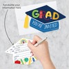 Big Dot of Happiness Elementary Grad - Shaped Fill-In Invitations - Kids Graduation Party Invitation Cards with Envelopes - Set of 12 - 2 of 4