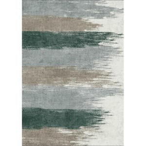 Fulvari Abstract Area Rug Indoor,Washable Entryway Rug,Non-Slip Backing Ideal for Bedroom Living Room Entrance Kitchen Carpet Doormat - 1 of 4