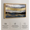 Art Remedy Rivers of Gold Blue Abstract Wall Art Framed - 3 of 4