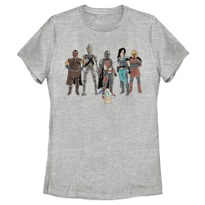 Women's Star Wars The Mandalorian Farewell on Nevarro T-Shirt - 1 of 4