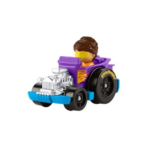 Fisher-Price Little People Wheelies 3 Inch Purple Race Car - 1 of 4