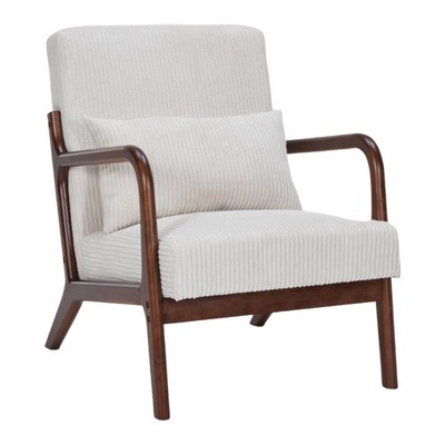 OUTSUPPLY Accent Chair, Arm Chair, Living Room Chairs with Pillow Upholstered, Reading Chair for Living Room, Bedroom, Balcony