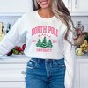 Simply Sage Market Women's Graphic Sweatshirt North Pole University Pink Trees - 2 of 3