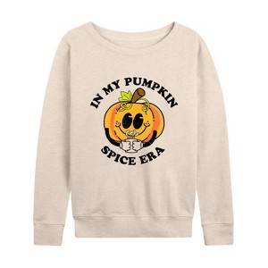 Women's - Instant Message - Fall Lightweight French Terry Wide Neck Long Sleeve Shirt - 1 of 4