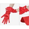 INSPIRE CHIC Women's Satin Faux Pearl Sembellished Full Finger Gloves - 3 of 4
