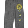 X-Men Classic Xavier Institute For Higher Learning Men's Heather Gray Sleep Pajama Pants - 2 of 3