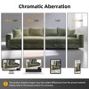 102.4" Plush Corduroy L-Shaped Sectional Sofa, 1 Ottoman, Deep Seat - 4 of 4
