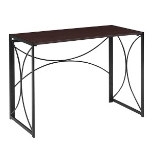 Breighton Home Nova Folding Desk in Espresso/Black - 1 of 4