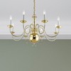 Livex Lighting Williamsburgh 8 - Light Chandelier in  Polished Brass - 3 of 4