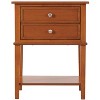 NicBex Nightstand with 2 Drawers and Bottom Shelf Modern Bedside Table Bedroom Furniture for Bedroom, Living Room - 2 of 4