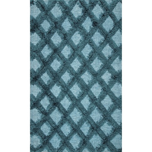 Nuloom Francene Diamond Trellis Shaggy Area Rug, 5' X 8' : Target