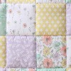 The Peanutshell Nursery Crib Bedding Set for Baby Girls, Fresh Floral, 3 Pieces - Orange - 4 of 4